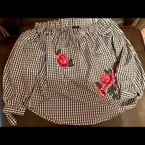 Off the shoulders blouse